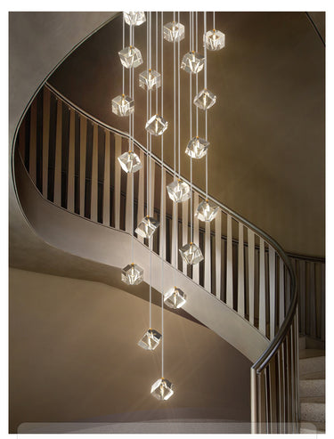 Irregular Crystal Pendant Lighting